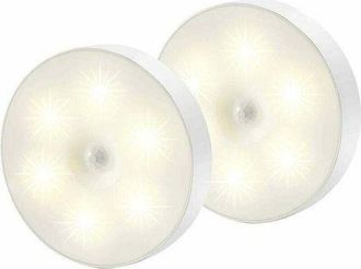 OEM Luz Nocturna Led, L&aacute;mpara Magn&eacute;tica Con Sensor De Movimiento Para Interiores Con Almohadillas Adhesivas Incluidas, Se Adhiere A Cualquier Lugar, Senso