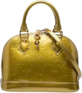 Louis Vuitton Pre-owned Handbags, female, Green, Size: ONE SIZE Pre-owned Leather Handbag