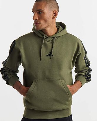 adidas 3 Stripes Fleece Hoodie