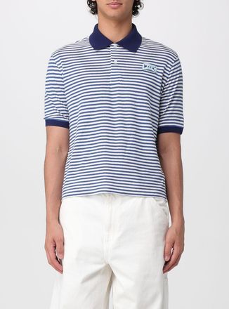 Marni Polo in misto lino a righe