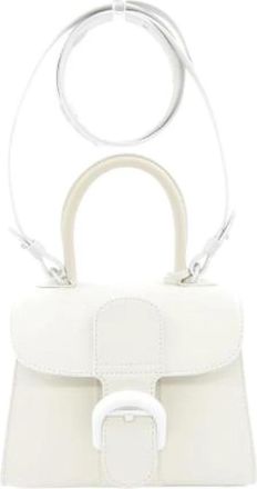 Delvaux Pre-owned Brillant Box Calf Bag - Dames - Vintage Handtas - Wit - ONE Size - Leer - Vintage