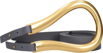 Bottega Veneta Damess Riem grijs leer