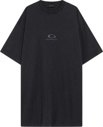 Balenciaga T-Shirt Girocollo Manica Corta - Heren - T-shirts - Zwart - XS - Tops