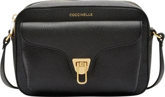 Coccinelle Beat Soft Crossbody Bag - Dames - Schoudertassen - Zwart - ONE Size - Leer - Tassen