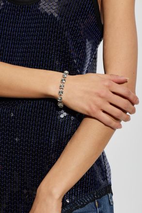 Isabel Marant Bracelet With Shimmering Crystals, Womens, Silver