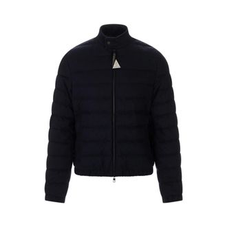 Moncler Down Jackets, male, Blue, Size: M Luray Short Down Jacket
