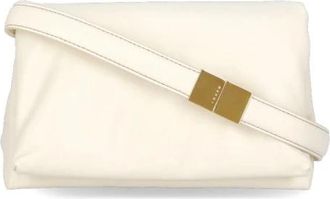 Marni Prisma Tas - Dames - Schoudertassen - Wit - ONE Size - Leer - Tassen