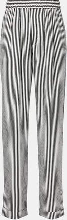 Tom Ford Pantaloni regular in seta a righe