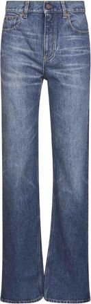 Chloé Boot-cut Jeans, female, Blue, Size: W27 Indigo Wash Straight Fit Blue Jeans