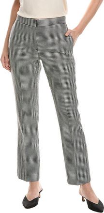 Elie Tahari Straight Leg Wool-Blend Trouser