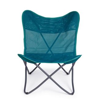 OEM Silla De Mar Plegable De Textilene Verde Agua Mariposa Gabicce 77,5x81x H89 Cm