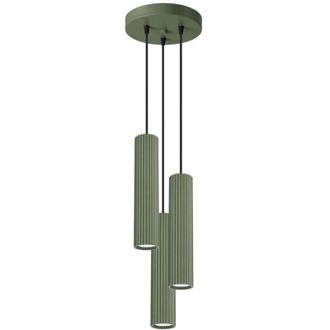 Wonderlamp L&aacute;mpara Colgante Moto Verde, 3 Luces