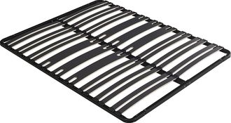 Vente-Unique Rete a doghe 160x200 2x15 doghe 3 zone supporto lombare rinfor. Senza piedi Nero - CERRISI di YSM&Eacute;E