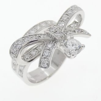 Chanel White Gold White Gold (18K) Band Ring (Pre-Owned)