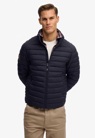 Superdry Steppjacke SUPERDRY FUJI LITE PADDED JACKET, Herren, Gr. XXL, eclipse navy, Web, Obermaterial: 100% Nylon, unifarben, regular fit normal, Jacken Stepp