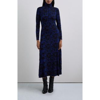 Scalpers Jerseyoverlock Dress in Animalprint at Nordstrom, Size X-Large Eu