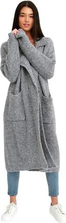 Belle & Bloom Born To Run Sustainable Sweater Coat in Grey at Nordstrom, Size Small