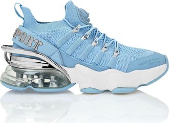 Plein Sport Tiger Attack//Gen.x.04 Runner Unisex in Lightblue at Nordstrom, Size 36