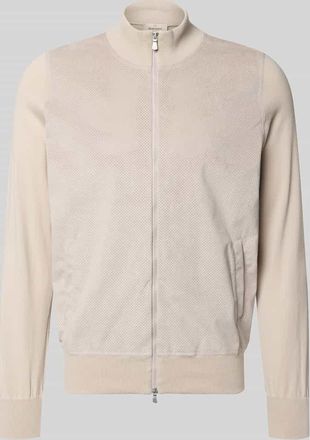 Gran Sasso Jacke mit Zweiwege-Rei&szlig;verschluss in Beige, Gr&ouml;&szlig;e 50