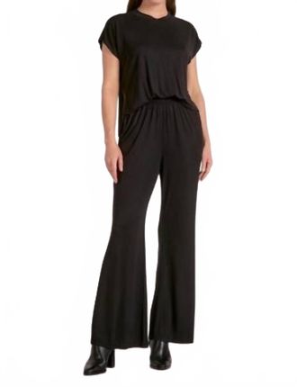 Elan Wide Leg Jumpsuit In Black