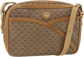 Gucci Pre-owned Cross Body Bags, female, Beige, Size: ONE SIZE Pre-owned Vintage Shoulder Bag
