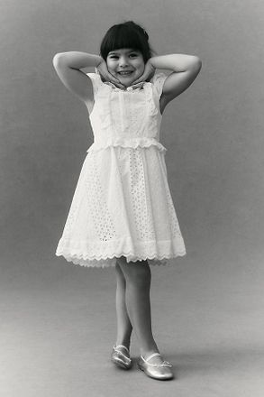 Bardot Ava Embroidered Flower Girl Dress