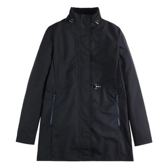Fay New Virginia Drawstring + Hook Jacket - Dames - Parka Jassen - Blauw - XS - Katoen - Jassen