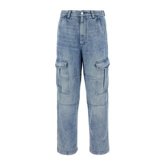 Isabel Marant Straight Fit Jeans, male, Blue, W40, Terence Denim Jeans