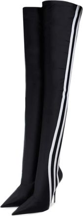 Balenciaga x adidas Stivali Knife sopra il ginocchio - Nero