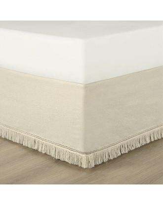 Lush Décor Boho Fringe Tailored Easy Fit Bedskirt
