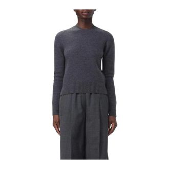 Jil Sander Dames, Truien, Grijs, Maat: M Kasjmier