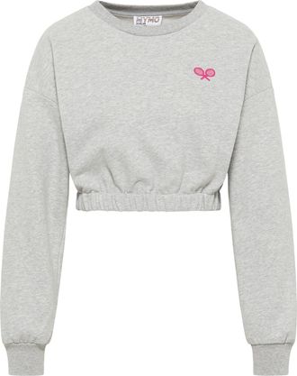 Mymo Sweatshirt Dames licht grijs melange