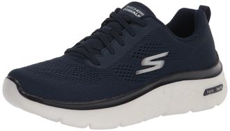 Skechers Go Walk Hyper Burst Womens Navy Trainer - Size 5 UK - Blue