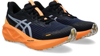 Asics Laufschuh ASICS NOVABLAST 5 LITE-SHOW, Herren, Gr. 44,5, lite, show, orange pop, Textil, Schuhe Laufschuh, mit reflektierenden Elementen