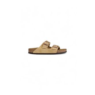 Birkenstock Beige Su&egrave;de Sandaal - Dames - Sandalen - Beige - 40 EU - Su&egrave;de - Schoenen