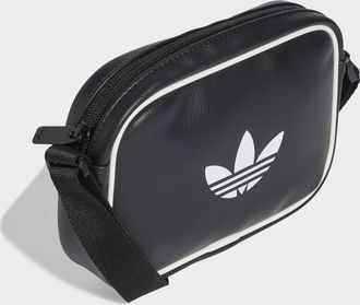 adidas Sporttasche ADIDAS ORIGINALS ADICOLOR CLASSIC MINI AIRLINER, schwarz, Obermaterial: 100% Polyurethan, Taschen Sporttasche