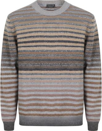 Dondup Jersey de cuello redondo de corte regular - Knitwear - Hombre - Multicolor - XL