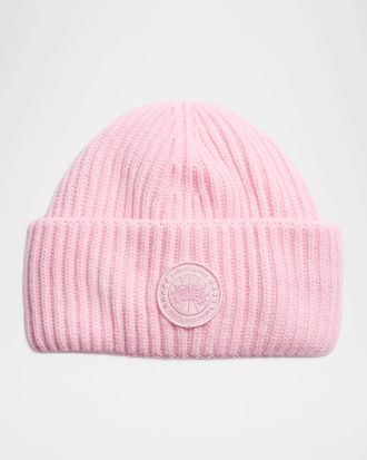 Canada Goose Men & apos;s Tonal Disc Wool-Cashmere Beanie