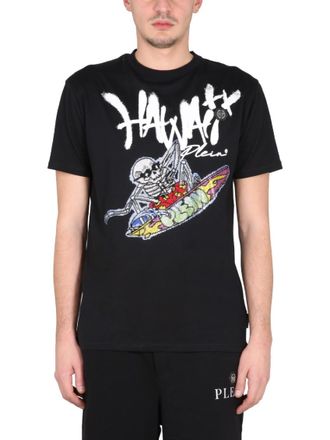 Philipp Plein Black Graphic T-Shirt