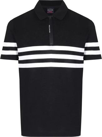 Paul & Shark Katoenen Polo - Heren - Polos - Zwart - 2XL - Katoen - Tops