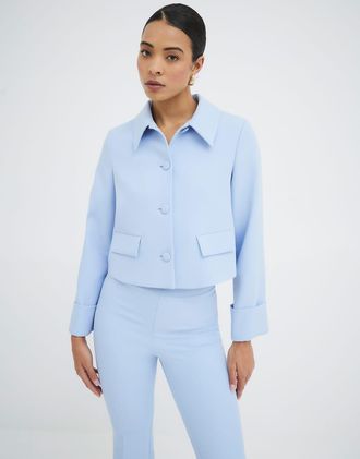 River Island Giacca strutturata blu chiaro anni 60