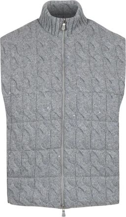 Gran Sasso Jas Parel Grijs - Dames - Bodywarmers - Grijs - M - Wol - Jassen