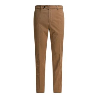 Incotex Broeken, Heren, Beige, M, Katoen, Katoenen Broek
