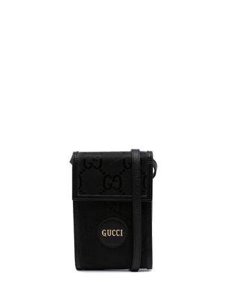 Gucci 2016-2025 Mini GG Nylon Off The Grid crossbody bag - women - Calf Leather/Nylon - One Size - Black