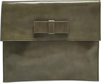 Marni Clutch con fiocco - Verde