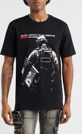 Rta Liam Black Deck Graphic T-Shirt at Nordstrom, Size Xxx-Large