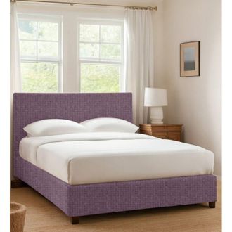 Talamo Italia Cama Individual Dagenham, Desenfundable, Hecho En Italia, Violeta Lila