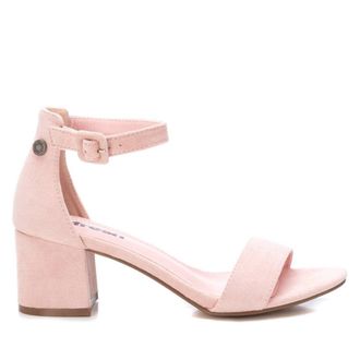 Xti Womens Block Heel Suede Sandals GO By XTI