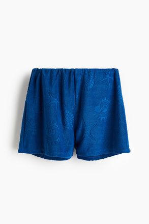 H&M Shorts aus Frottee - Blau