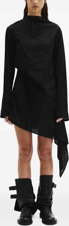 Ann Demeulemeester Chemisier Halvi drappeggiato - Nero